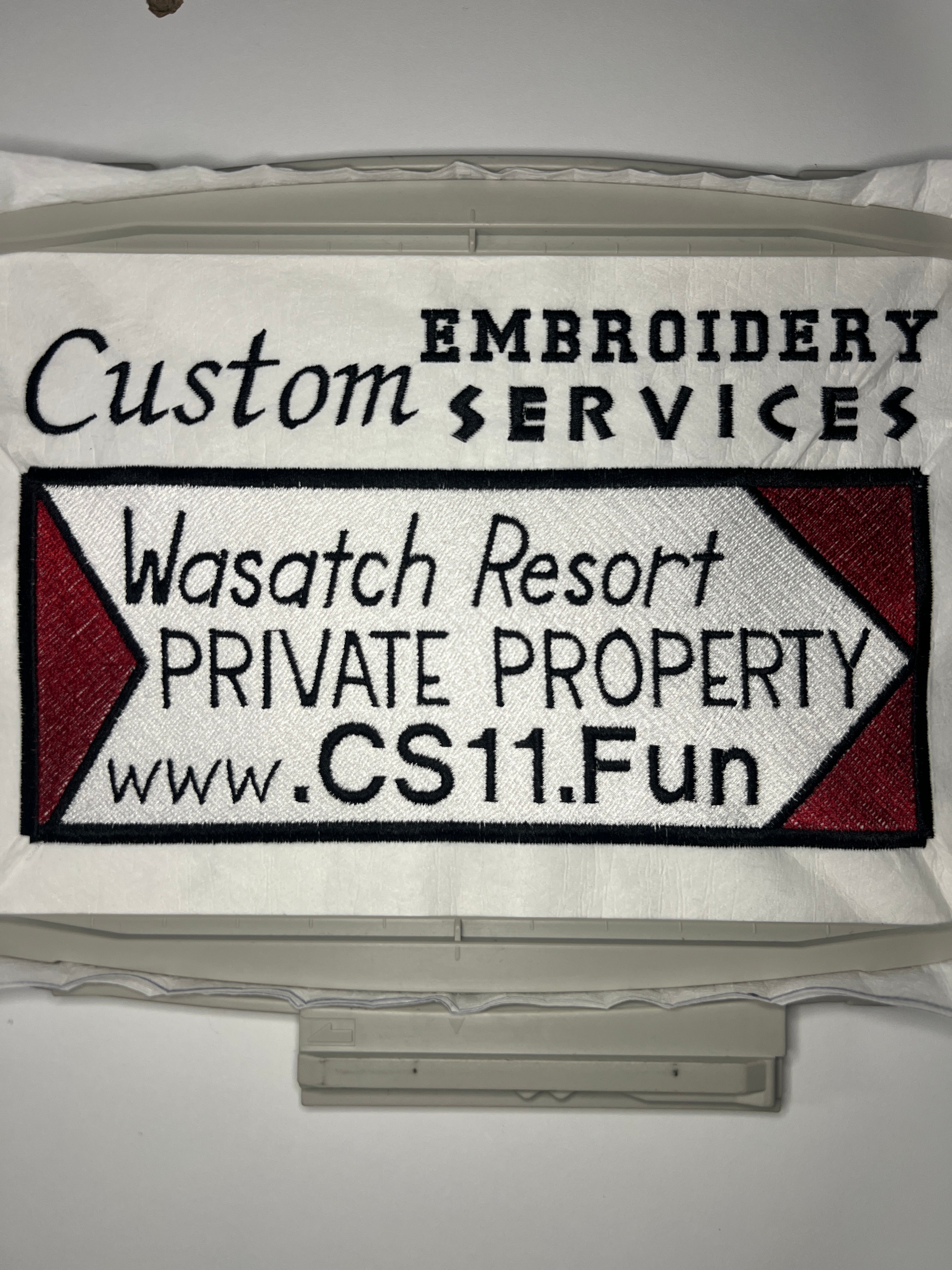 VIP Winter Coat Embroidery