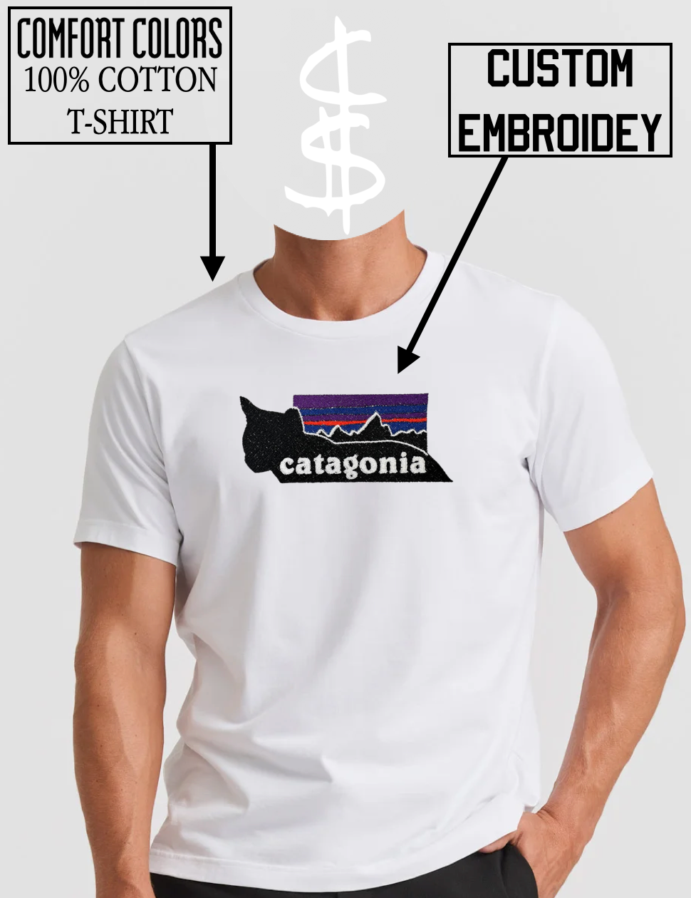 Catagonia Patagonia Parody Logo T-Shirts