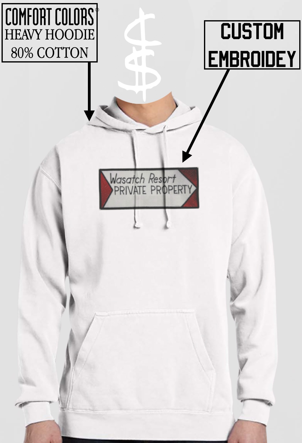 Wasatch Resort Private Property Hoodie