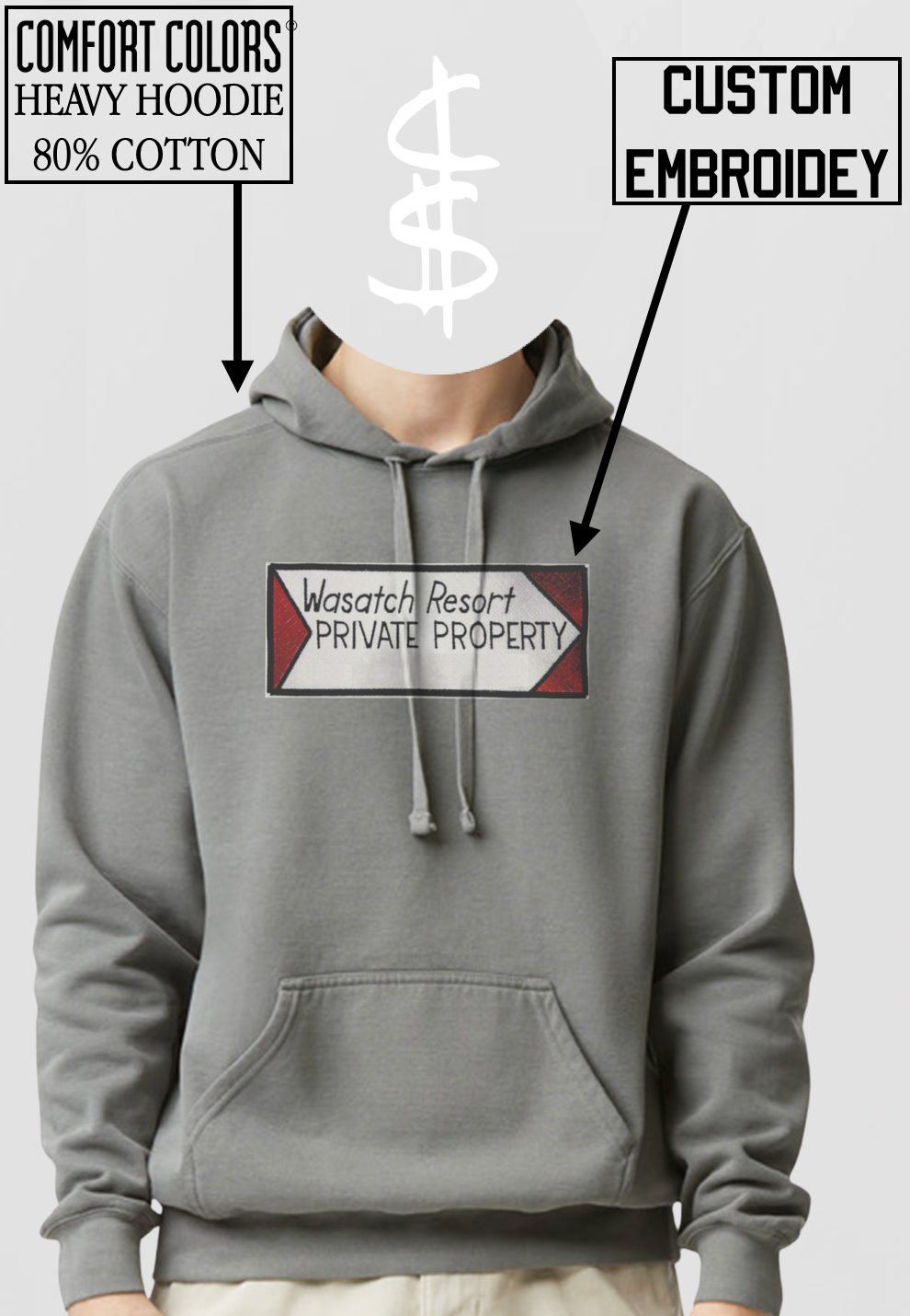 Wasatch Resort Private Property Hoodie