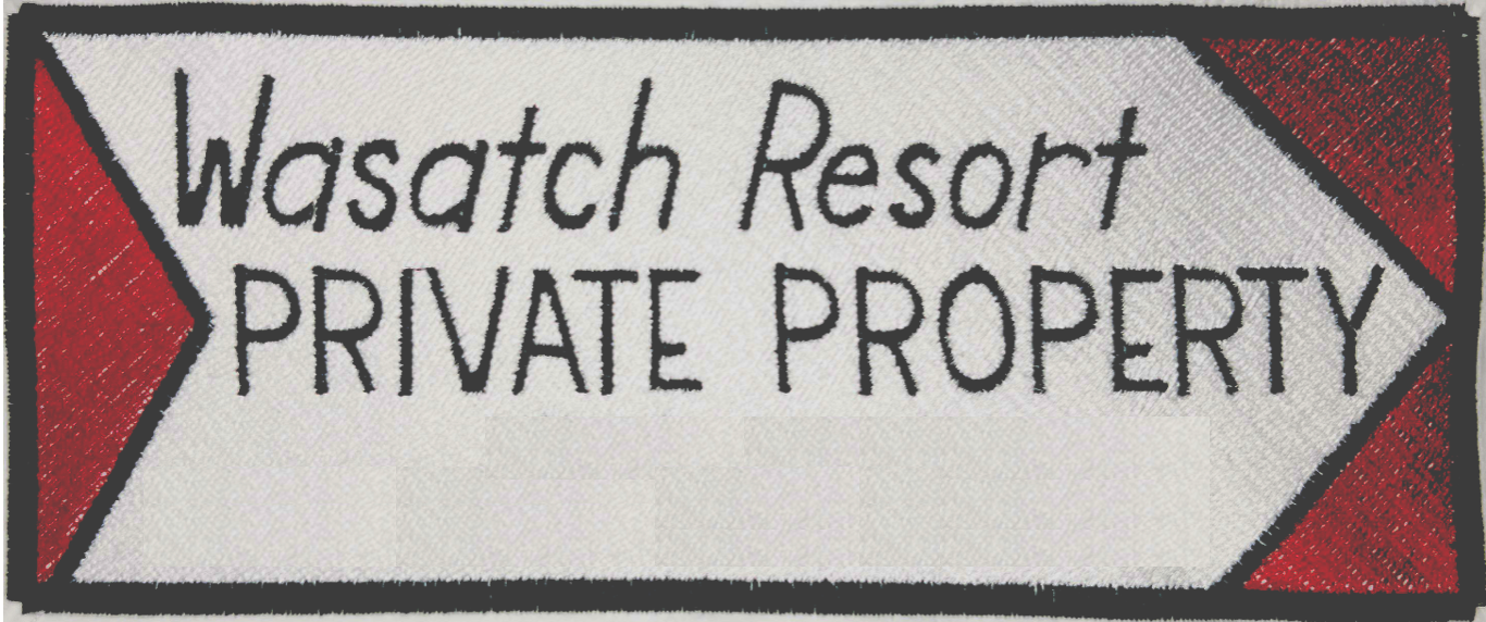 Wasatch Resort Private Property Hoodie